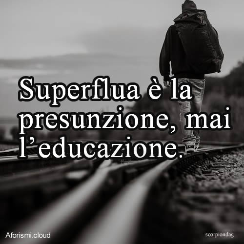 aforisma sull'educazione